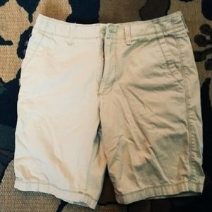 Mens chino khaki shorts